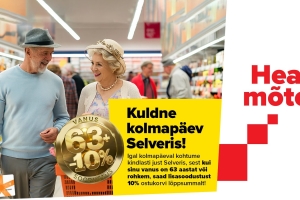 SELVER LÕI ERALDI KANPAANIA 63+ VANUSES OSTJATELE